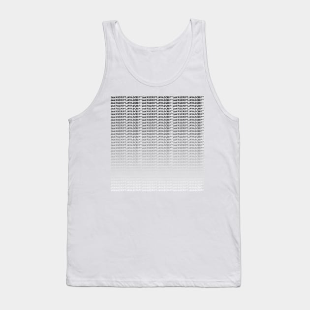 JAVASCRIPT White Tank Top by myclubtees